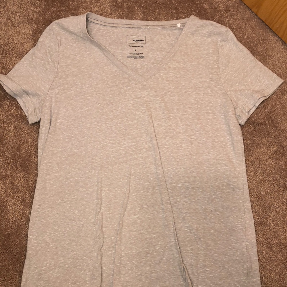 Cream colored t-shirt